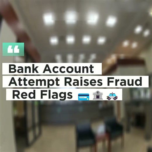 20K views · 189 reactions | Bank Account Attempt Raises Fraud Red Flags  A woman’s effort to open a new account triggered concerns from bank staff, leading officers to review documents and uncover signs of possible financial fraud. Watch to learn how banks and police spot scams before losses happen. #FraudAwareness #FinancialSafety #PublicSafety #KnowTheLaw | BlueBurn | Facebook
