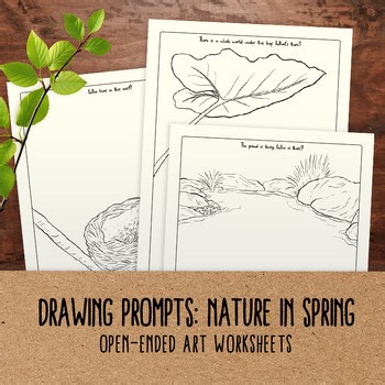 Finish this Drawing: Spring in Nature