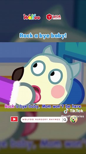 Good night baby! #mcn #wolfoo #kidscartoon #cartoonforkids🐰 #kidsongs