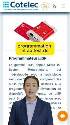 Programmateur μISP : programmation In-System compacte, PC ou autonome