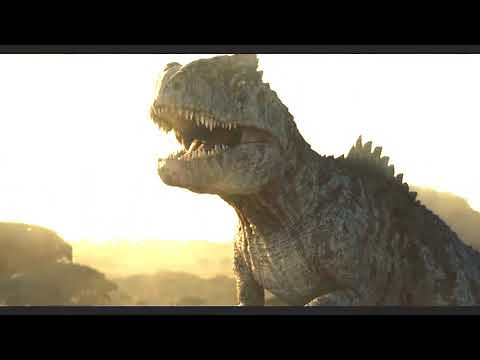 T-rex vs Giganotosaurus Scene - Jurassic World Dominion (Brightened)