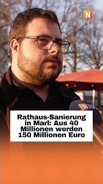 Rathaus-Sanierung in Marl: Aus 40 Millionen werden 150 Millionen Euro