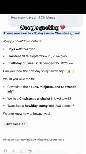 days until christmas google countdown 2026