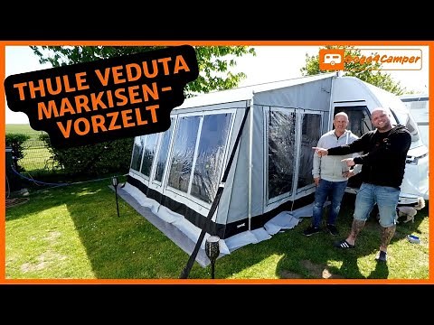 Thule Veduta awning tent for the Thule Omnistor 6300 - assembly instructions including user review