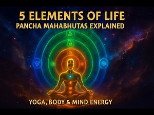 The 5 Elements of Life | Pancha Mahabhutas Explained in Yoga & Hinduism|#FiveElements#Spirituality