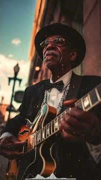 Neon Rain Over Chicago Blues