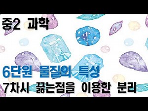 [Middle School 2nd Grade Science] Unit 6, Lesson 7: Separation and Distillation Using Boiling Point