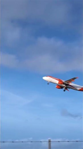 Eastjet Plane Taking Off At Bristol Airport