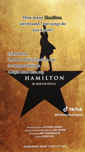 Hamilton Unreleased/Cut Songs Compilation