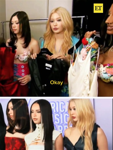 KATSEYE breaks down their #AMAs red carpet looks ahead of their big night! #katseye