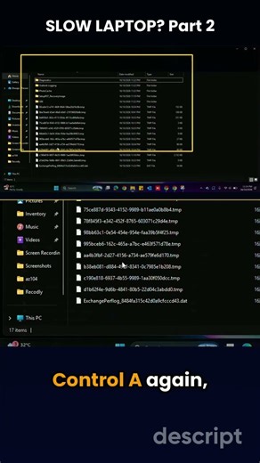 Slow Laptop Fix Part 2: Delete Temp Files in Windows 11