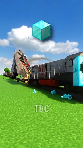 Which minecraft block stops the train? #minecraft #shorts | Propolis Gaming