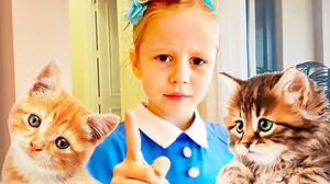 702K views · 8.4K reactions | Nastya and her funny pets kittens | Nastya TV | Facebook