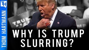 12K views · 412 reactions | Did Trump Have a Stroke? Donald Trump slurred his words so much that even the Democratic party is concerned for his health. Is 'the Donald' too old to run for president? was it a drug interaction? e̶a̶r̶l̶y̶ o̶n̶s̶e̶t̶ dementia? or a mini-stroke? | Thom Hartmann | Facebook