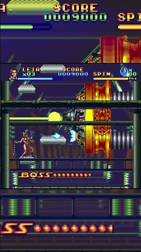 SNES: Super Star Wars: Return of the Jedi - Huttslayer Leia vs Shield Generator
