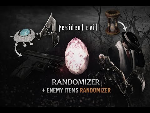 RE4 MOD RANDOMIZER + ENEMY ITEMS RANDOMIZER #3 download in description