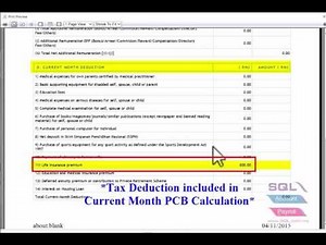 SQL Payroll_03How To Insert TaxBenefit TaxDeduction