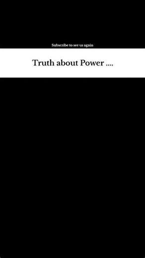 Truth about Power 🗿📈 #discipline #motivation