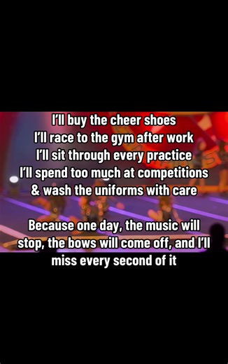 Cherishing Every Moment in Cheerleading