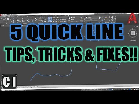 5 Quick Tricks for Line & Polyline Productivity in AutoCAD + Linetype Fixes | 2 Minute Tuesday