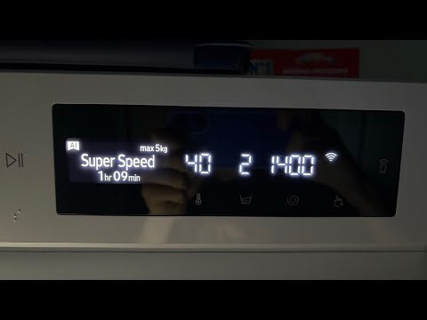 Samsung Bespoke AI WW11BB704DGW - Super Speed 40° with Intensive - Full Cycle