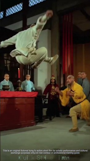 Shaolin Monks Exchange Aerial Leg Techniques In Temple #kungfu