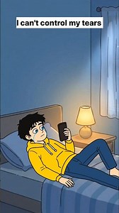 Emotional Love Story Animation Short 😢 | When I See Her Photo I Can't Control My Tears #shorts