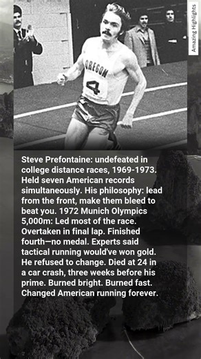 Never lost at distance. Refused Olympic gold tactics.