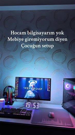 Hocam mebiye giremiyorum #setup #pc #mebi #gamingsetup #setuppc