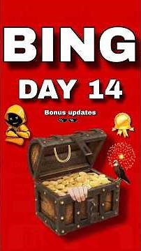 Day 14 Update Bing Rewards 🥇 Finally Claimed BONUS Points😱 #bing