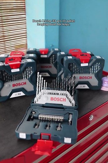 Bosch X-Line 33-Piece Drill Bit Set | Drills for Wood, Steel, and Concrete + Complete Screwdriver...