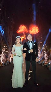 20K views · 300 reactions | Grand entry under a massive firework show, igniting the path to forever and lighting up the sky  #lebaneseweddings #firework #egypt #egyptwedding #wedding #entrance #viral #viralreel #reelsfbpage | Lebanese Weddings | Facebook