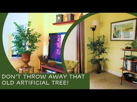 Update A Faux Ficus Tree By Simply Cutting It Down