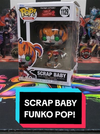 🟢✂️Scrap Baby Funko POP! #fivenightsatfreddys #fivenightsatfreddy #fnaf #pop #scrapbaby