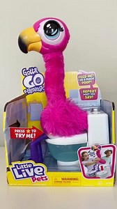 Gotta Go Flamingo!! 🦩 #gottagoflamingo #littlelivepets #funnytoys #flamingo #toys #surprisetoy #toyunboxing #gottago #poop #toilet #funny #foryou