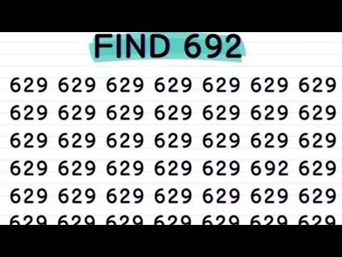 one number is different from odd number 692😈🤔#puzzle #digit number #live #math#test#brain