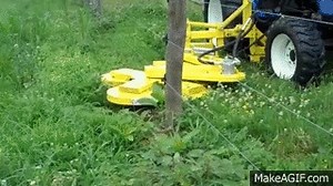 CrossCutter Heavy Duty Post Mower on Make a GIF