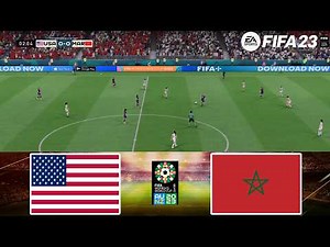 FIFA 23 - USA vs Maroc 16/06/2026 - FIFA Women's World Cup 2023 - Gameplay PS | Full Match