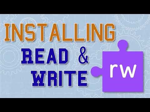 Installing Read And Write