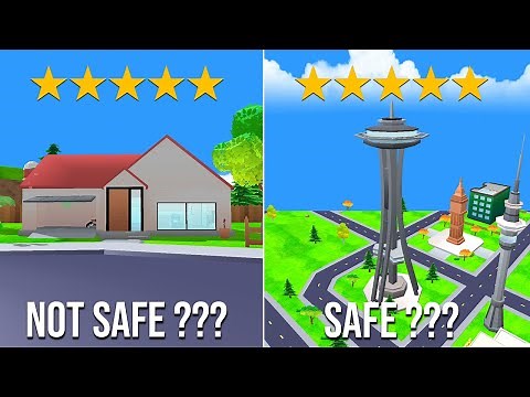 Dude Theft Wars Which Place is The Safest To Survive 5 Star Police Chase ??? 🤔🤔🤔