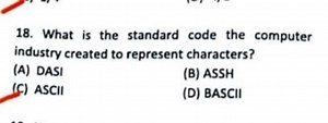 What is the standard code the computer industry created to repr... | Filo