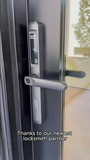 🔐 Pella multipoint door now upgraded with smart, secure access.