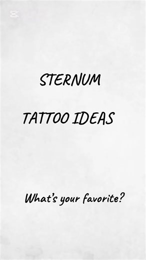 Creative Sternum Tattoo Ideas for Women