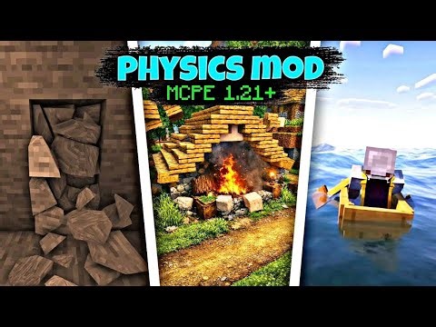 Block Physics Mod For Minecraft Bedrock! [MCPE 1.21] 🔥