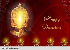 A Thoughtful Wish On Dussehra.