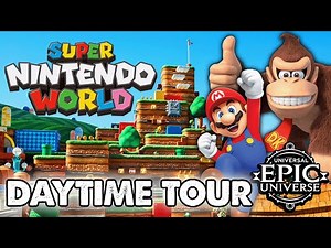 Super Nintendo World - Full Daytime Tour from Universal Epic Universe