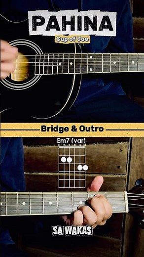 Pahina Guitar Tutorial - Cup of Joe - Easy OPM Songs and chords on Acoustic