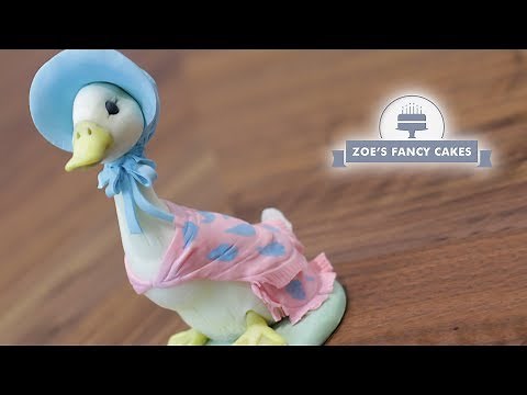Jemima Puddle Duck cake topper tutorial Beatrix Potter