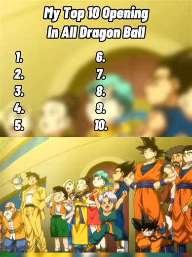 #opening #top #animefyp #dragonball #dbz | dragon ball