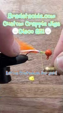 Custom Crappie Jigs (Disco Gill)#crappiefishing #crappiejigs #fishing #crappie #fishinglife